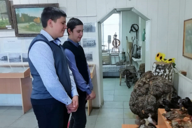 26 апреля 2024 года ученики старших классов МКОУ «Троицкая средняя школа» посетили Кочковский районный музей